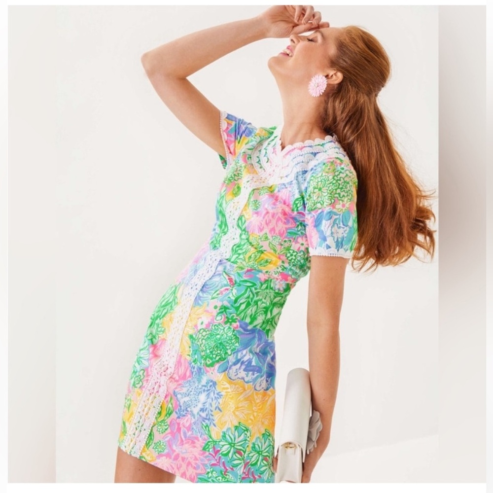 NWT Lilly Pulitzer Mila Short
Sleeve Shift Dress